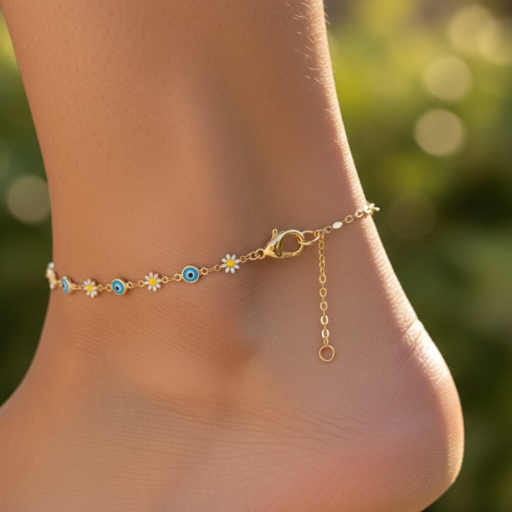 "Dainty Anklet for Women – Elegant Everyday Jewelry & Perfect Gift | MLCRC1187